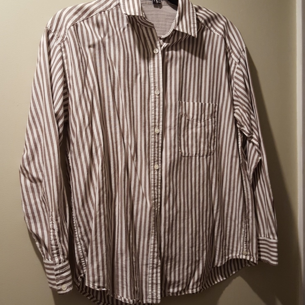Striped Button Up